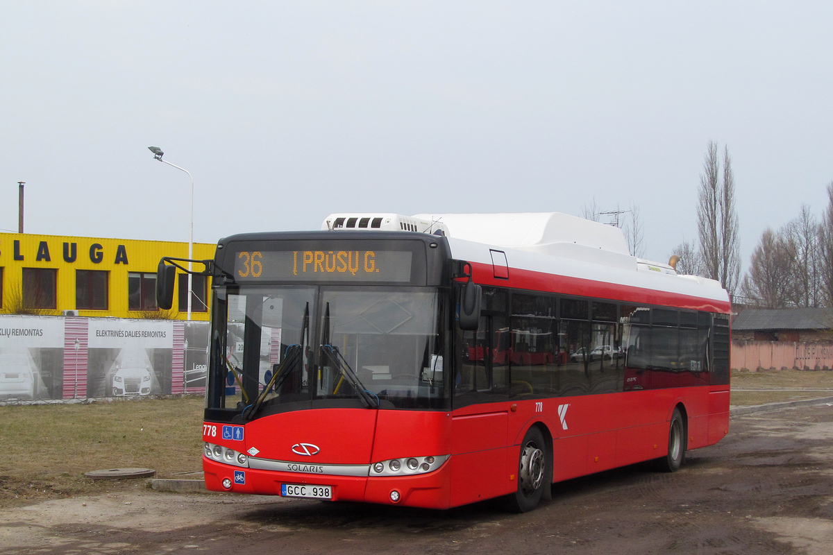 Kaunas, Solaris Urbino III 12 CNG Nr. 778