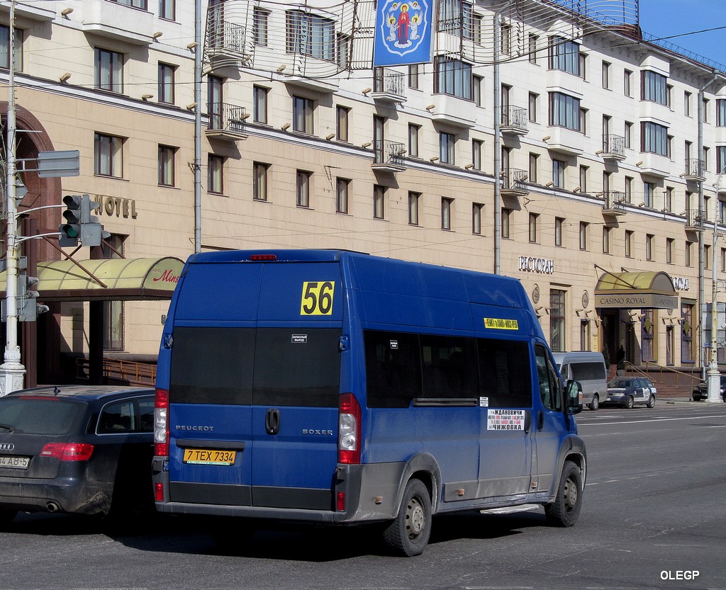 Minsk, Eurojet-4018С (Peugeot Boxer) č. 7ТЕХ7334