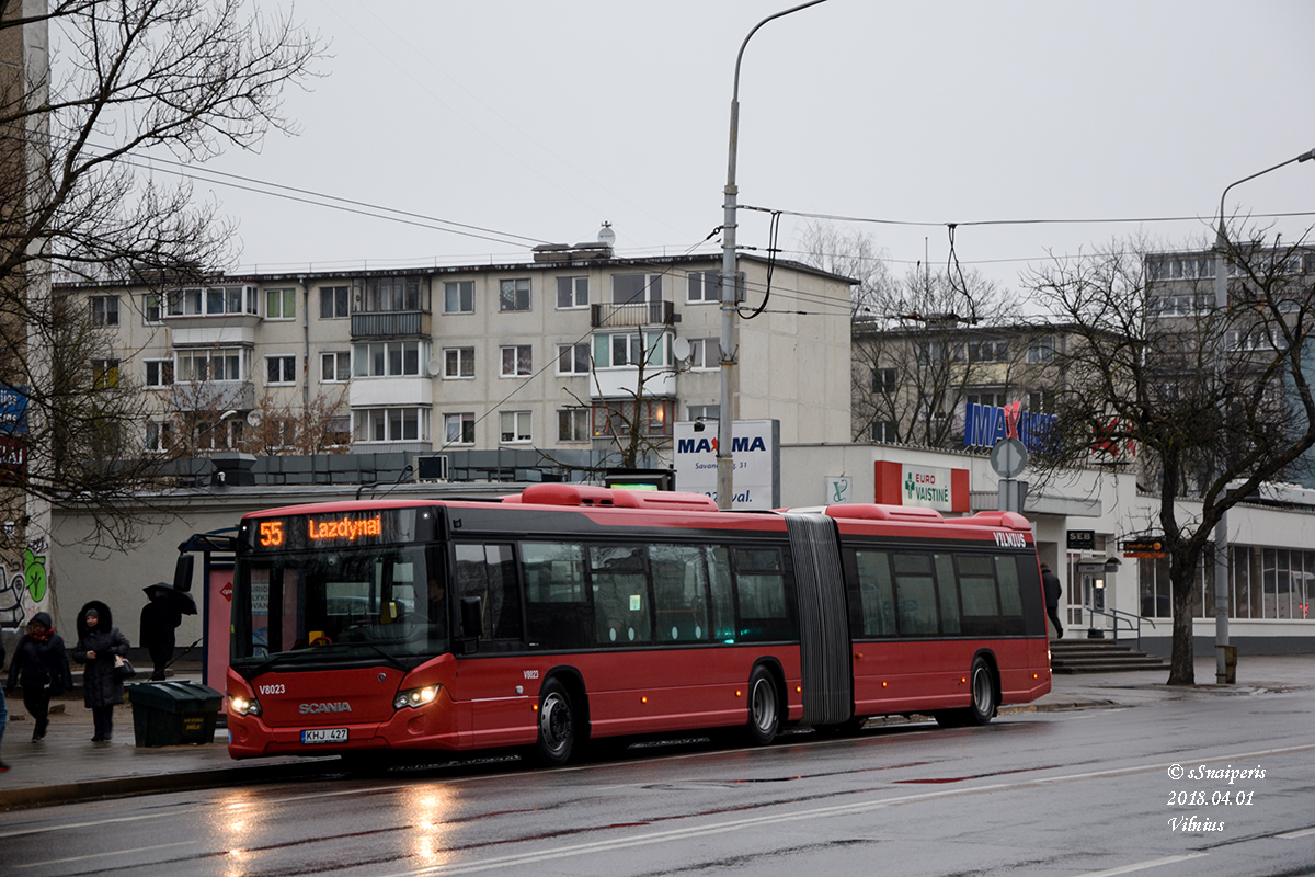 Vilnius, Scania Citywide LFA # V8023