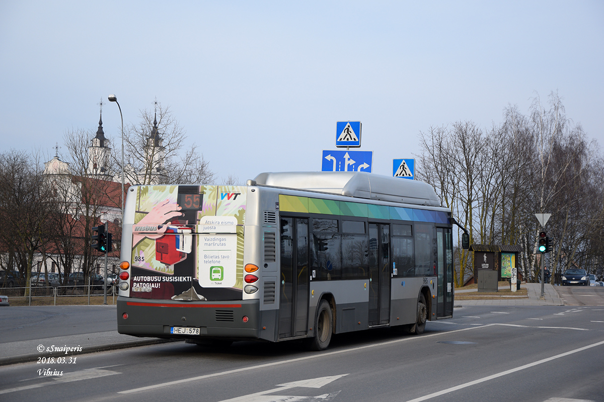 Vilnius, Castrosúa City Versus CNG č. 985