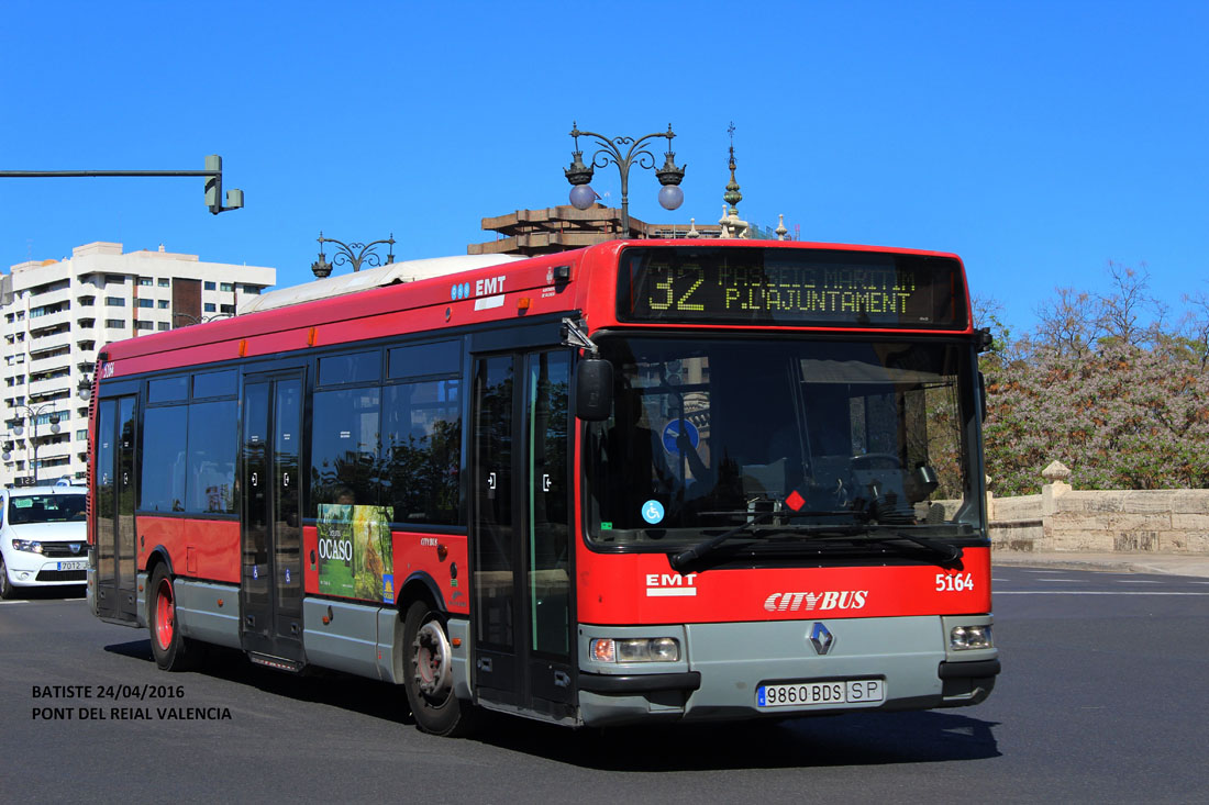 Valencia, Hispano Citybus E (Renault Agora S) # 5164