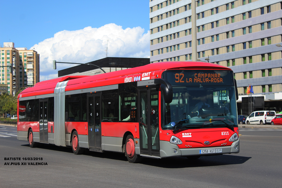 Valencia, Heuliez GX437 Hybrid # 8311