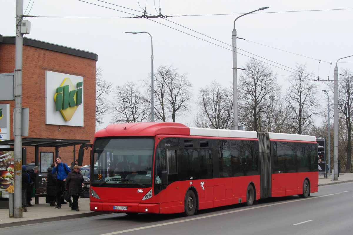 Kaunas, Van Hool New AG300 # 806