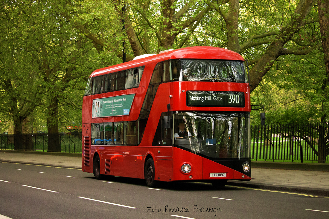 London, Wright New Bus for London # LT97