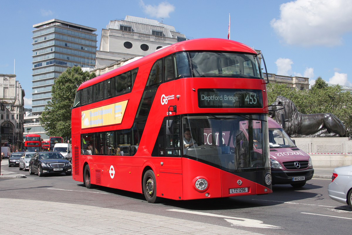 London, Wright New Bus for London # LT296