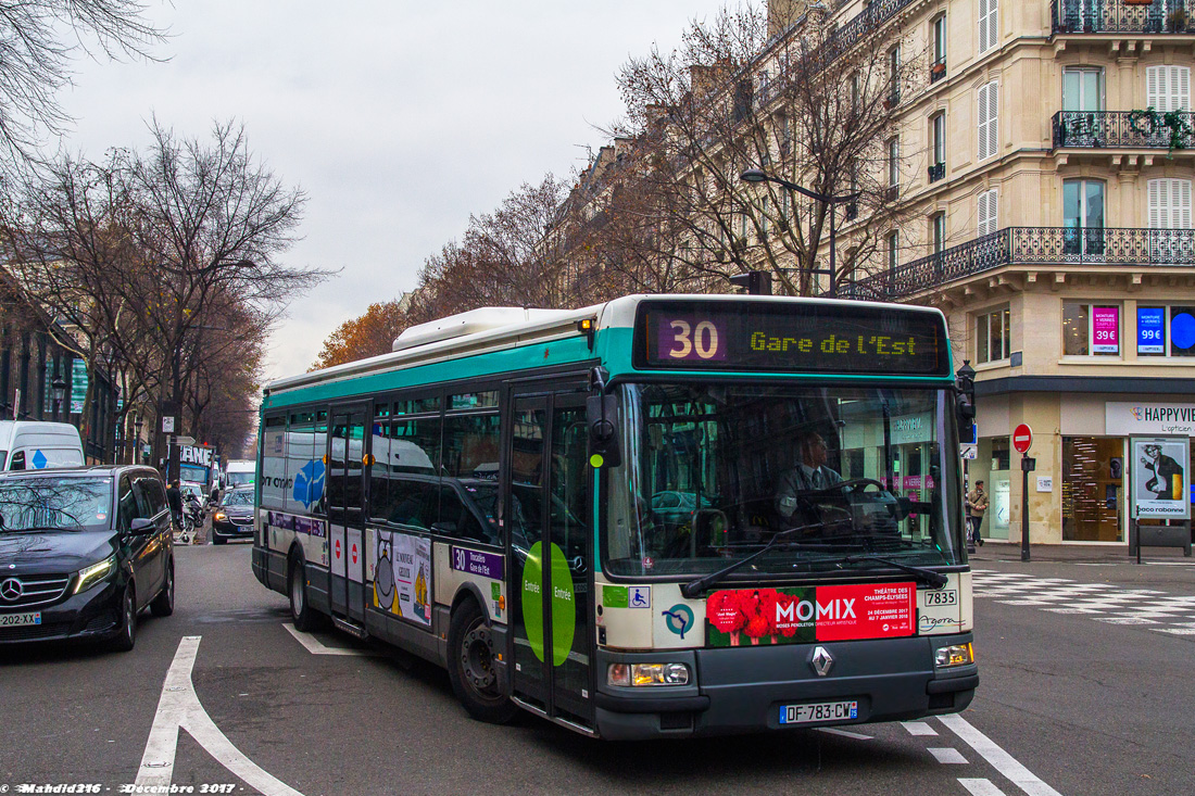 Paris, Irisbus Agora S № 7835
