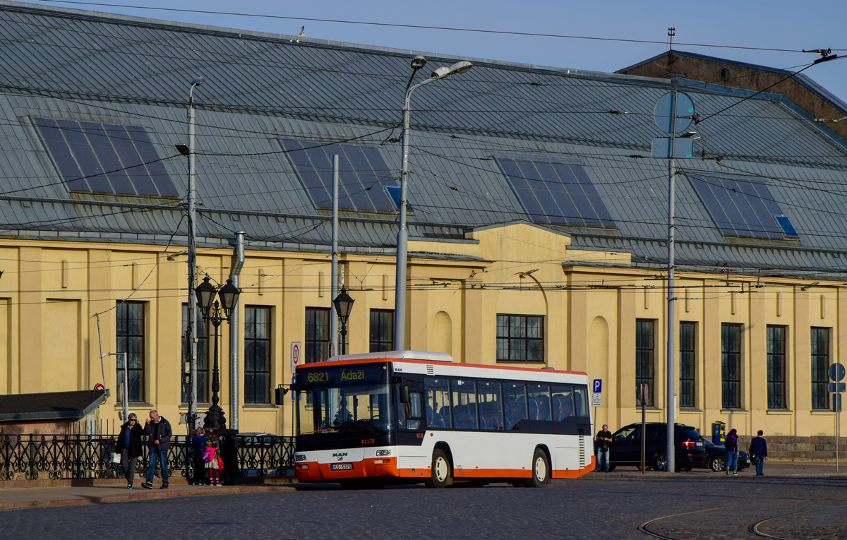 Riga, MAN A78 Lion's City T EL283 č. B1178