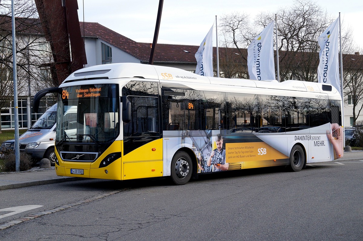 Stuttgart, Volvo 7900 Hybrid # 5505
