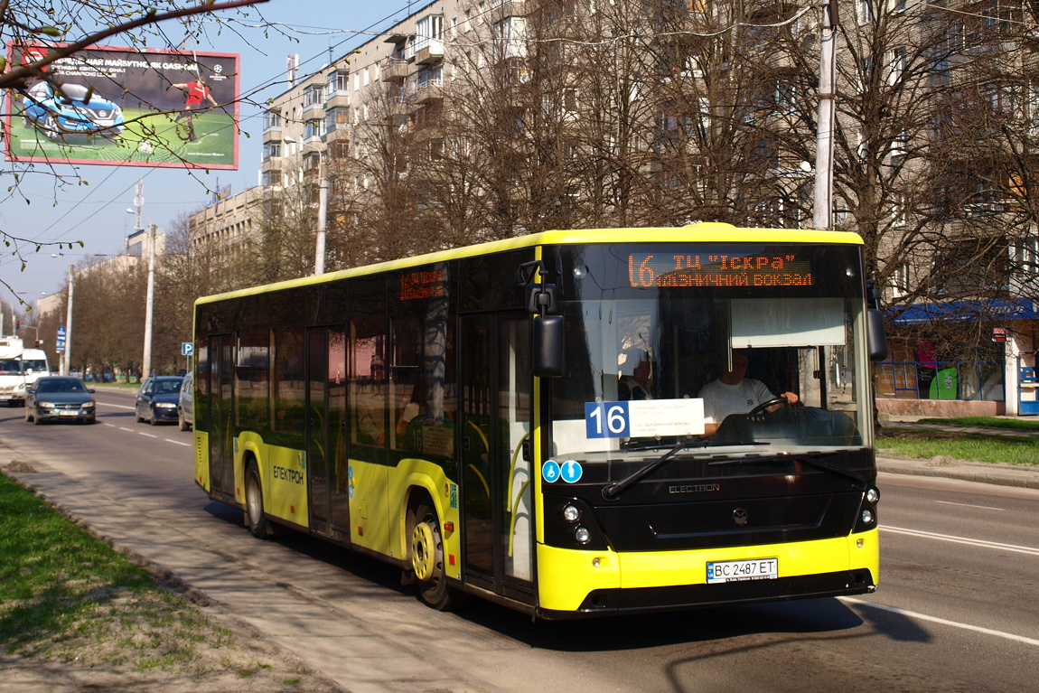 Lviv, Electron A18501 # ВС 2487 ЕТ