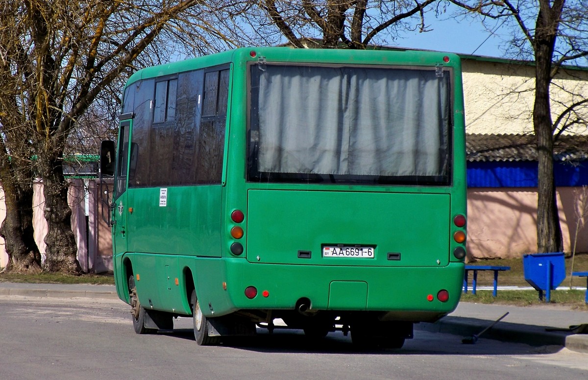 Костюковичи, МАЗ-256.170 № АА 6691-6