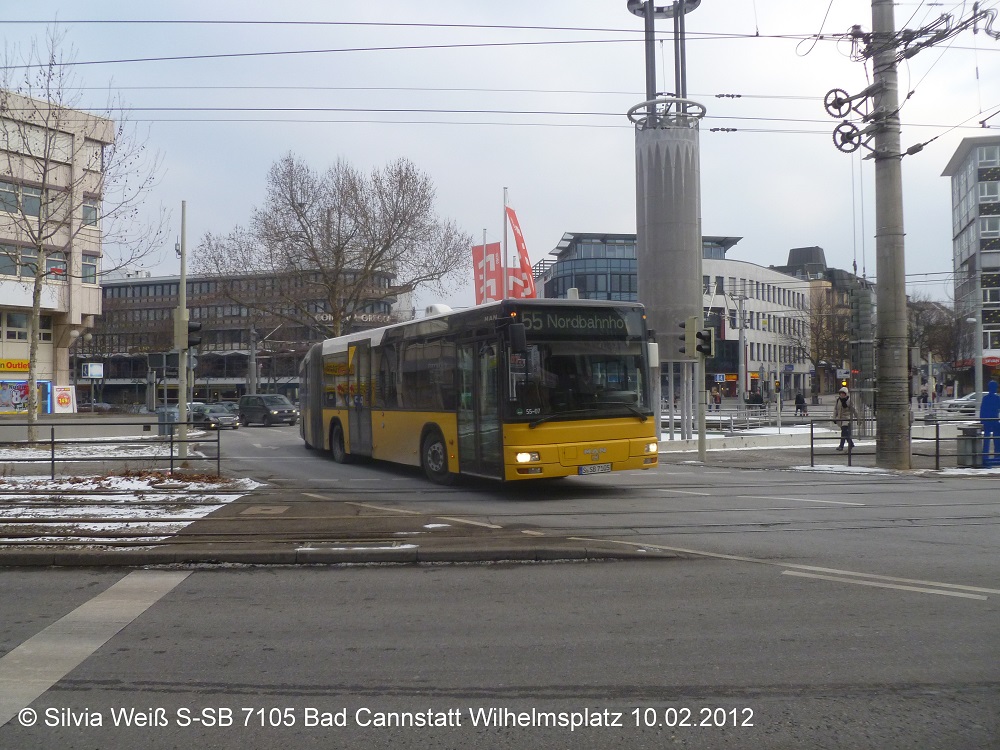 Stuttgart, MAN A23 NG363 № 7105