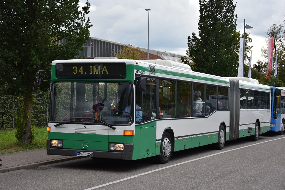 Göppingen, Mercedes-Benz O405GN2 č. 58; Göppingen — 34. IMA — 11. Märklintage — Shuttleverkehr