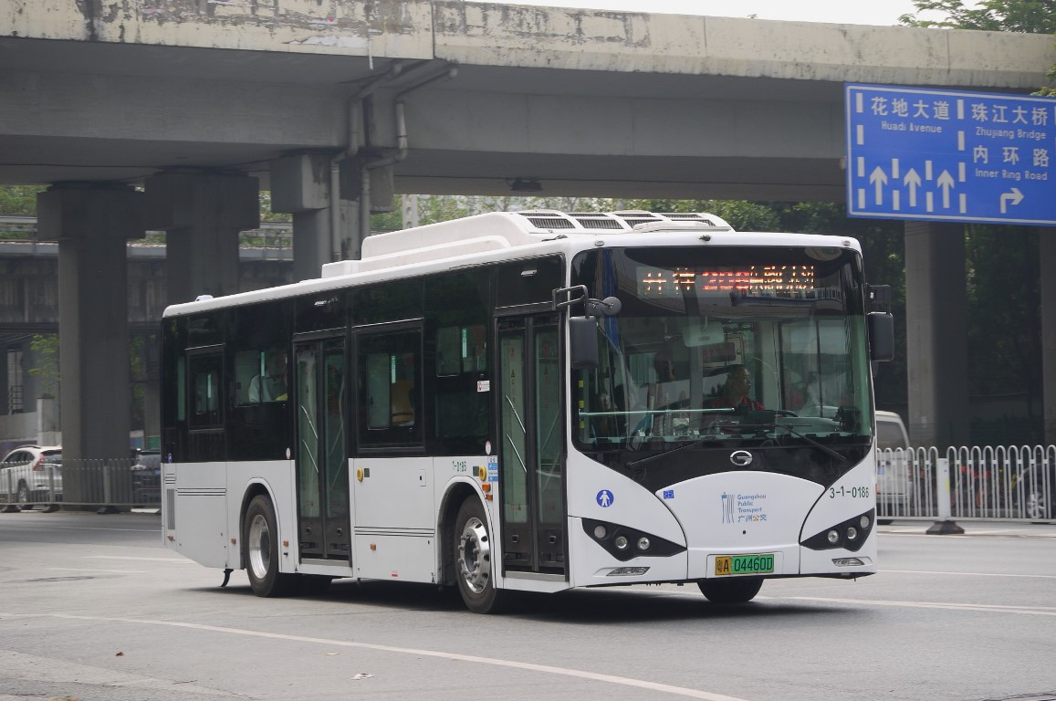 Guangzhou, GAC-BYD GZ6100LGEV4 (K8A) č. 3-1-0186