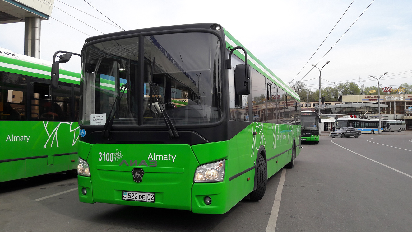 Almaty, LiAZ-5293.60 No. 3100