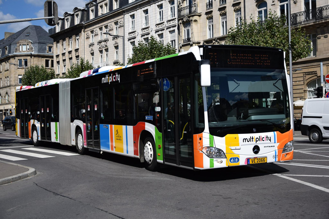 Luxembourg-ville, Mercedes-Benz Citaro C2 G # 601