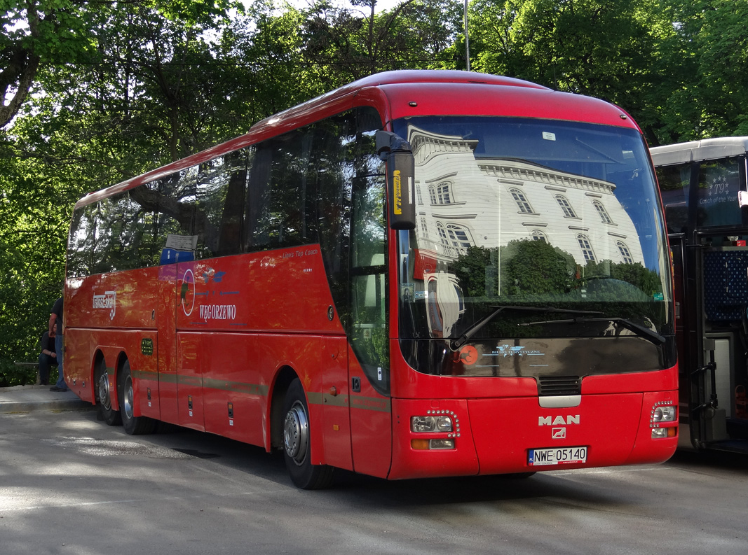 Węgorzewo, MAN R08 Lion's Top Coach RHC464 # NWE 05140