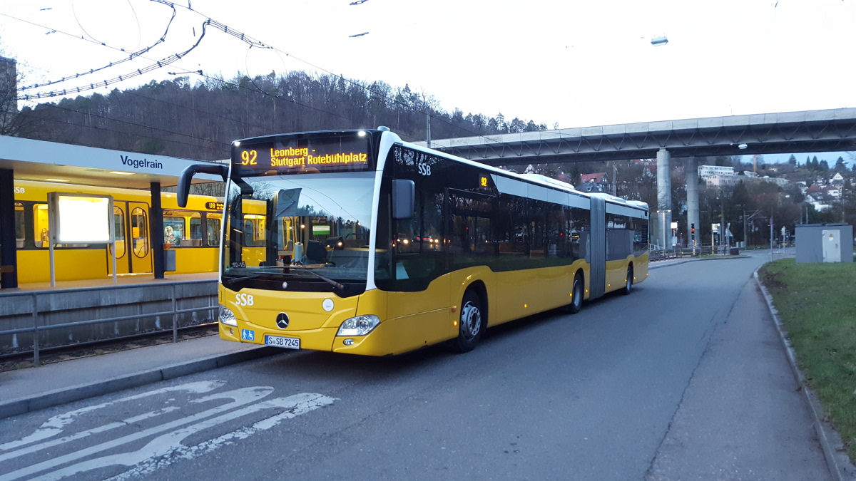 Stuttgart, Mercedes-Benz Citaro C2 G # 7245