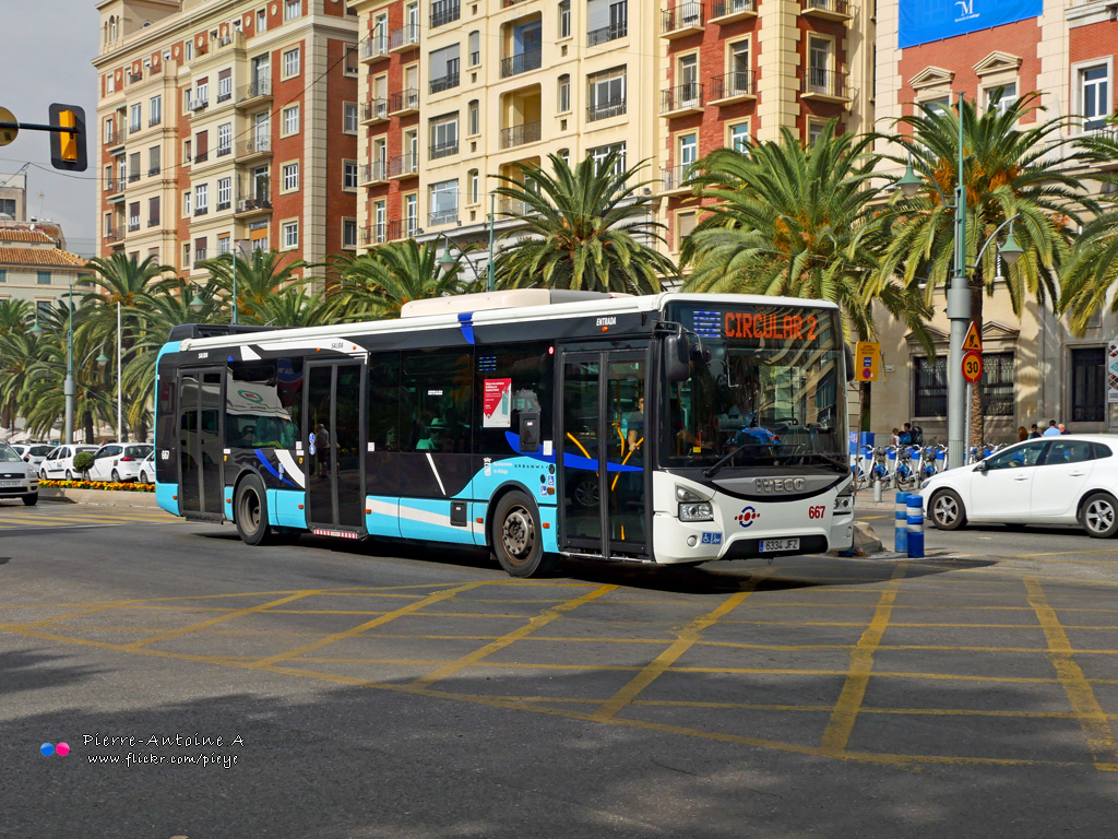 Málaga, IVECO Urbanway 12M # 667