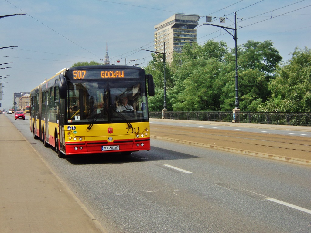 Warszawa, Solbus SM18 LNG # 7313