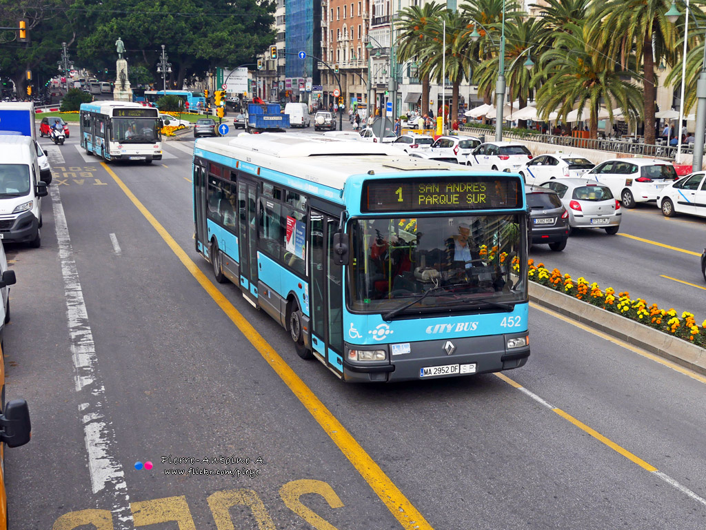 Málaga, Hispano Citybus E (Renault Agora S) # 452