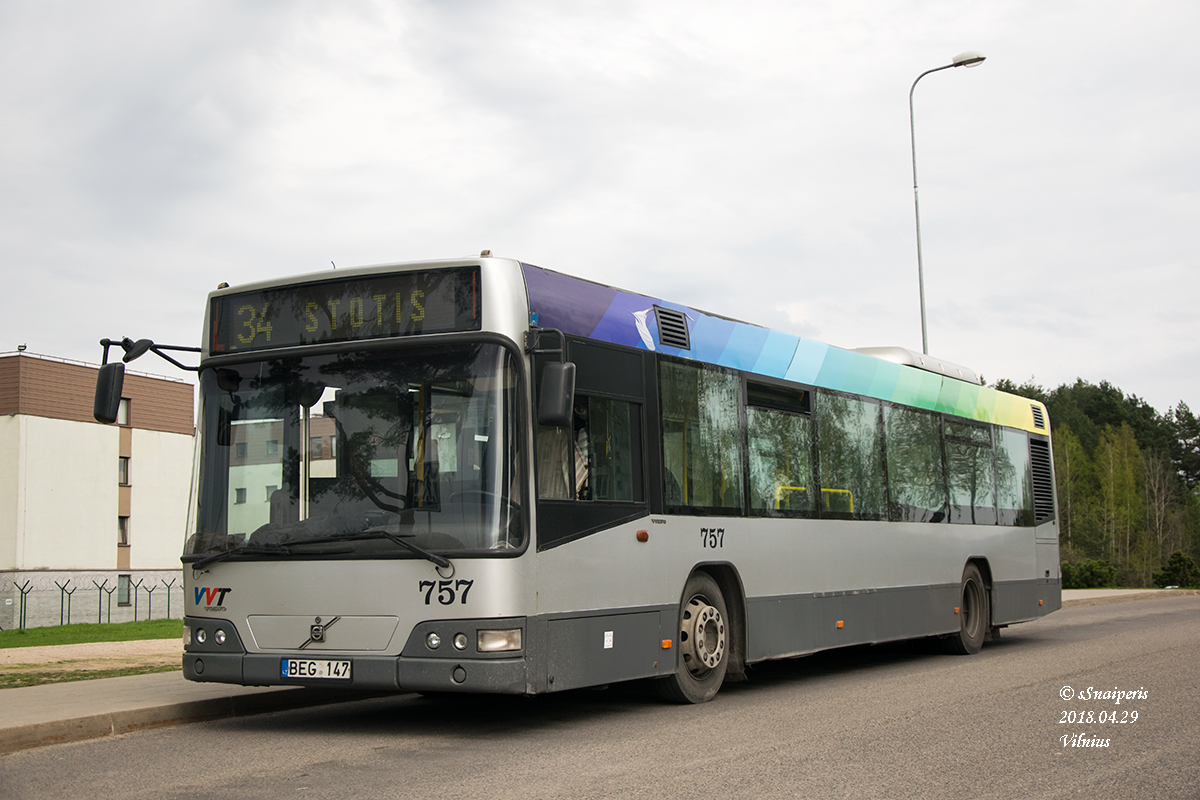 Vilnius, Volvo 7700 Nr. 757