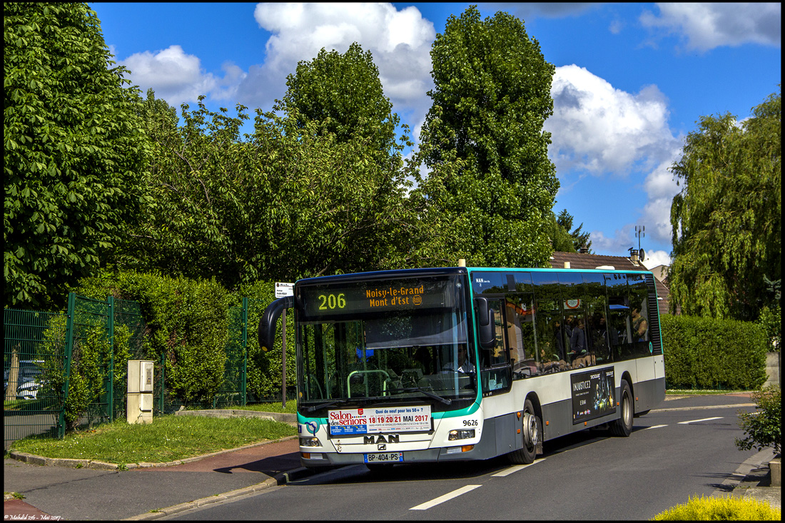 Paryż, MAN A37 Lion's City NL253 # 9626