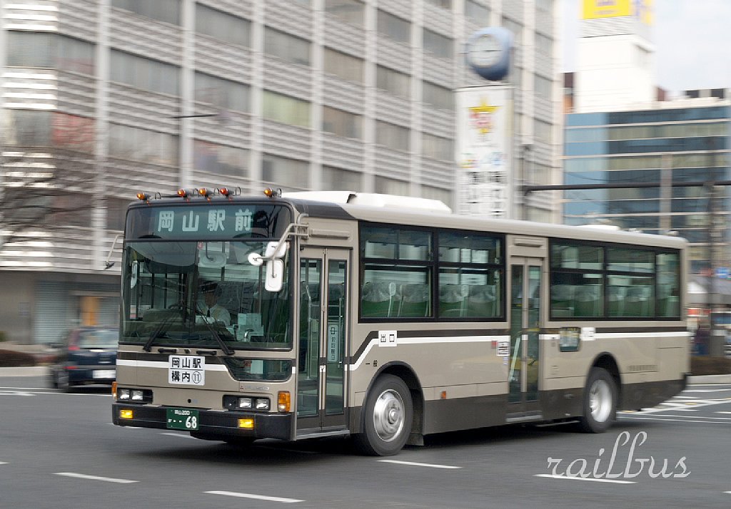 Okayama, Mitsubishi Fuso KC-MP717M # 68