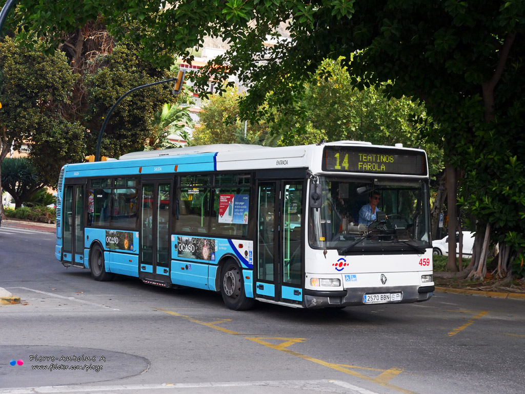 Málaga, Hispano Citybus E (Renault Agora S) # 459