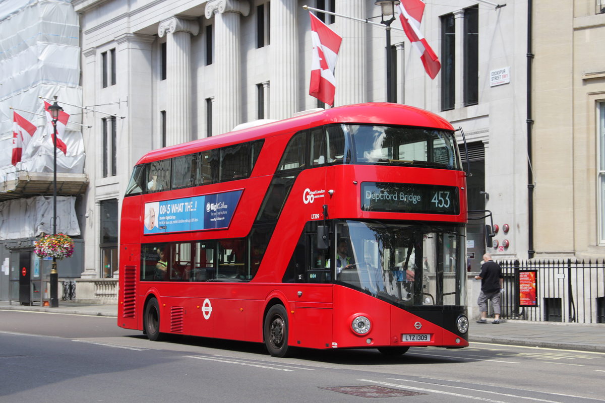 London, Wright New Bus for London # LT309
