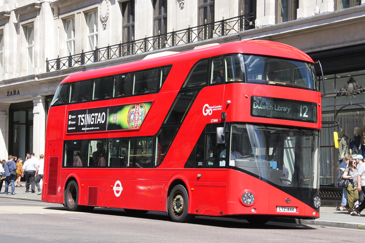 London, Wright New Bus for London # LT444