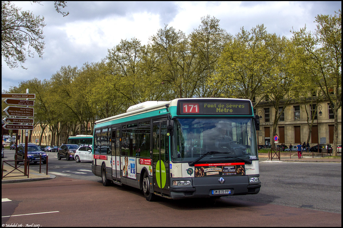 Париж, Irisbus Agora S № 7885