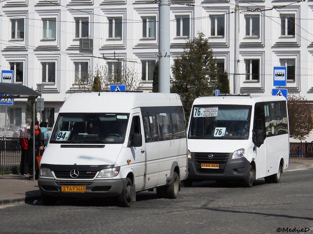 Vitebsk, Luidor-2232** (MB Sprinter Classic) # 2ТАХ3441; Vitebsk, GAZ-A64R42 Next # 2ТАХ6230