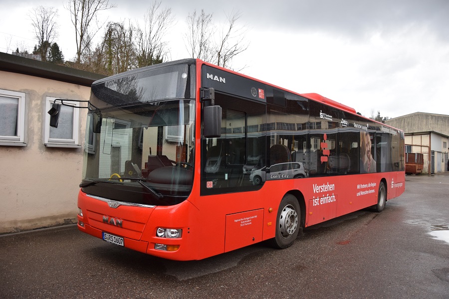 Stuttgart, MAN A20 Lion's City Ü NÜ313 # S-RS 1607