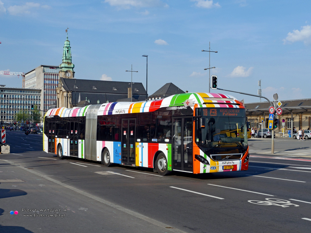 Luxembourg-ville, Volvo 7900A Hybrid # 85