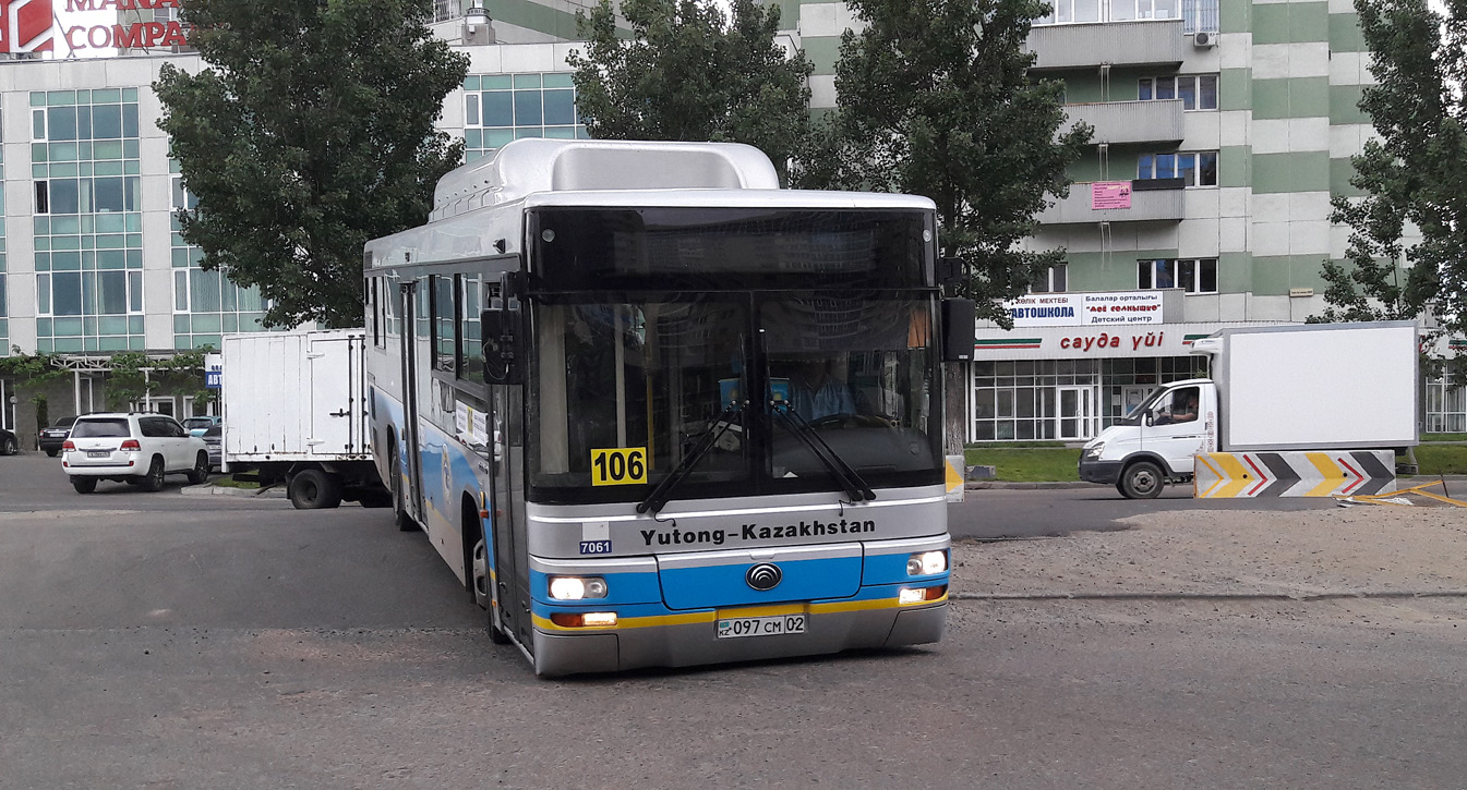 Almaty, Yutong-Kazakhstan ZK6118HGA # 7061