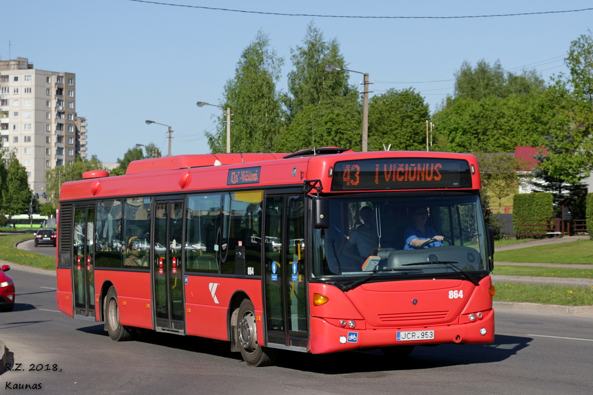Kaunas, Scania OmniCity CN230UB 4x2EB # 864