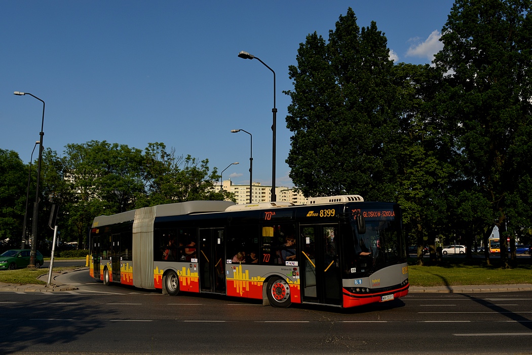 Warsaw, Solaris Urbino III 18 Hybrid № 8399