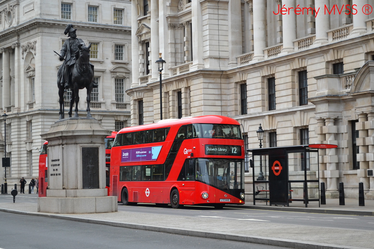 London, Wright New Bus for London # LT449