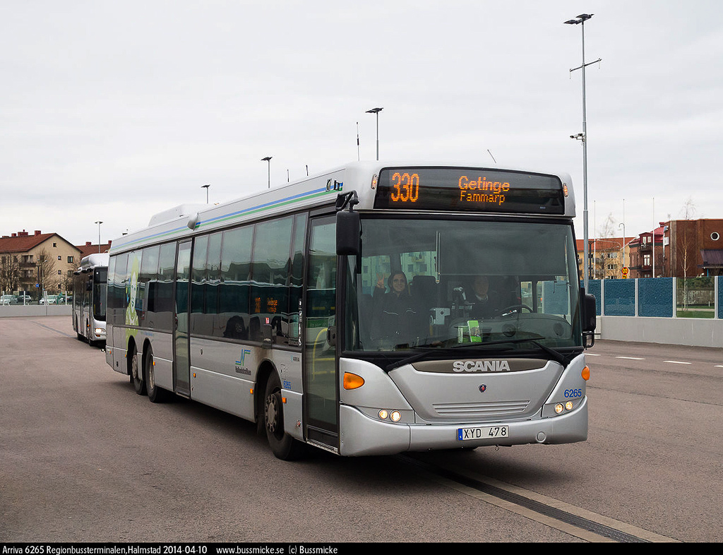 Хальмстад, Scania OmniLink CK310UB 6x2*4LB № 6265