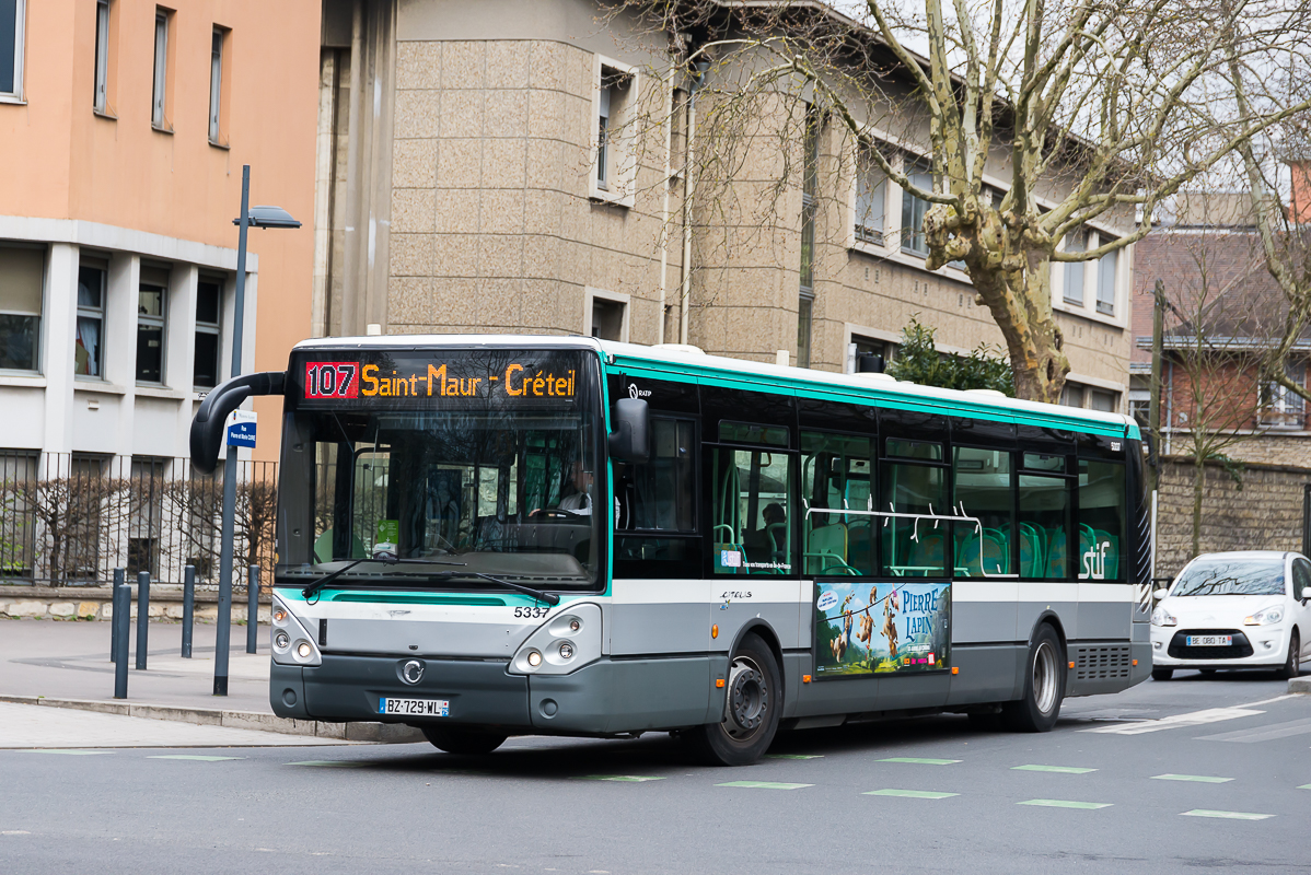 Париж, Irisbus Citelis 12M № 5337