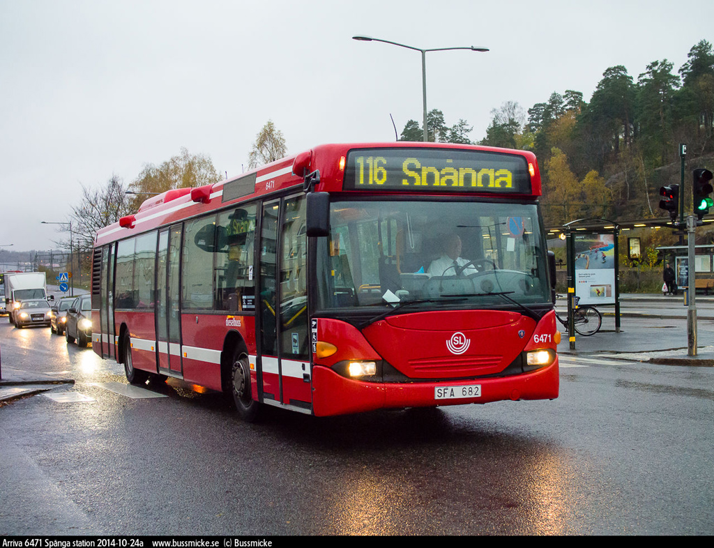 Sztokholm, Scania OmniCity CN94UB 4X2EB # 6471