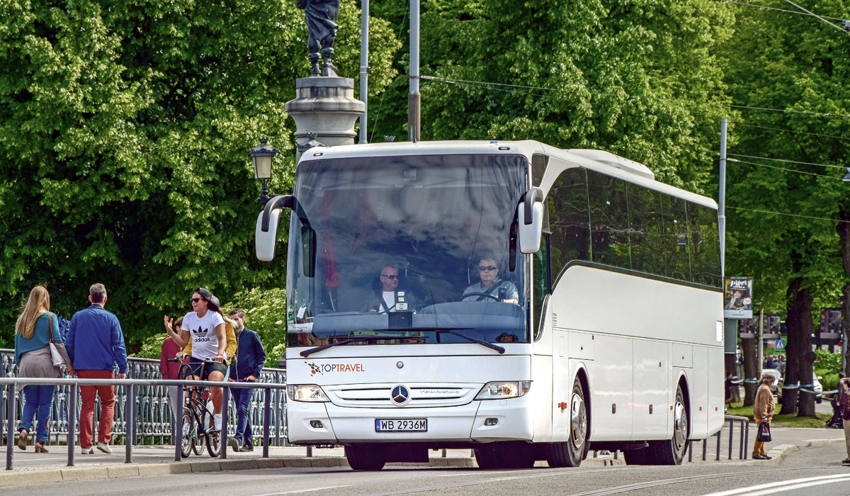 Warsaw, Mercedes-Benz Tourismo 15RHD-II # WB 2936M