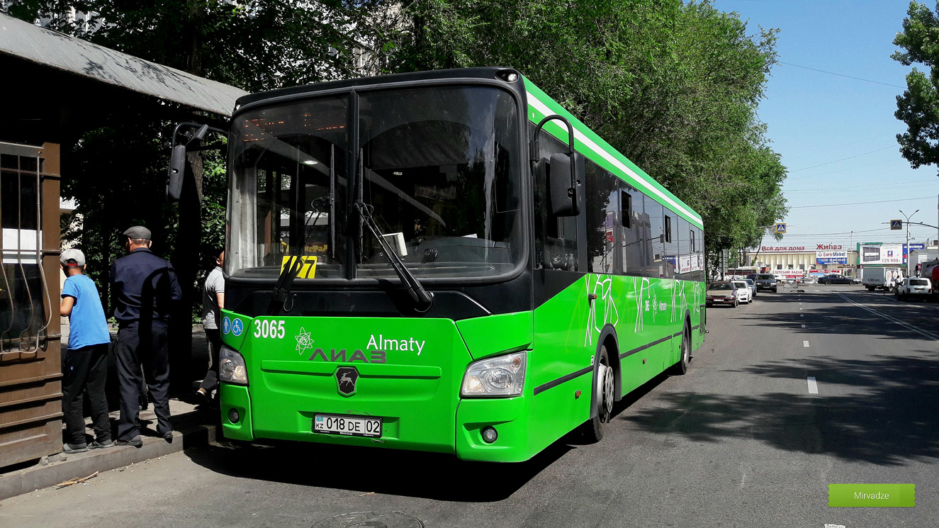 Almaty, LiAZ-5293.60 Nr. 3065