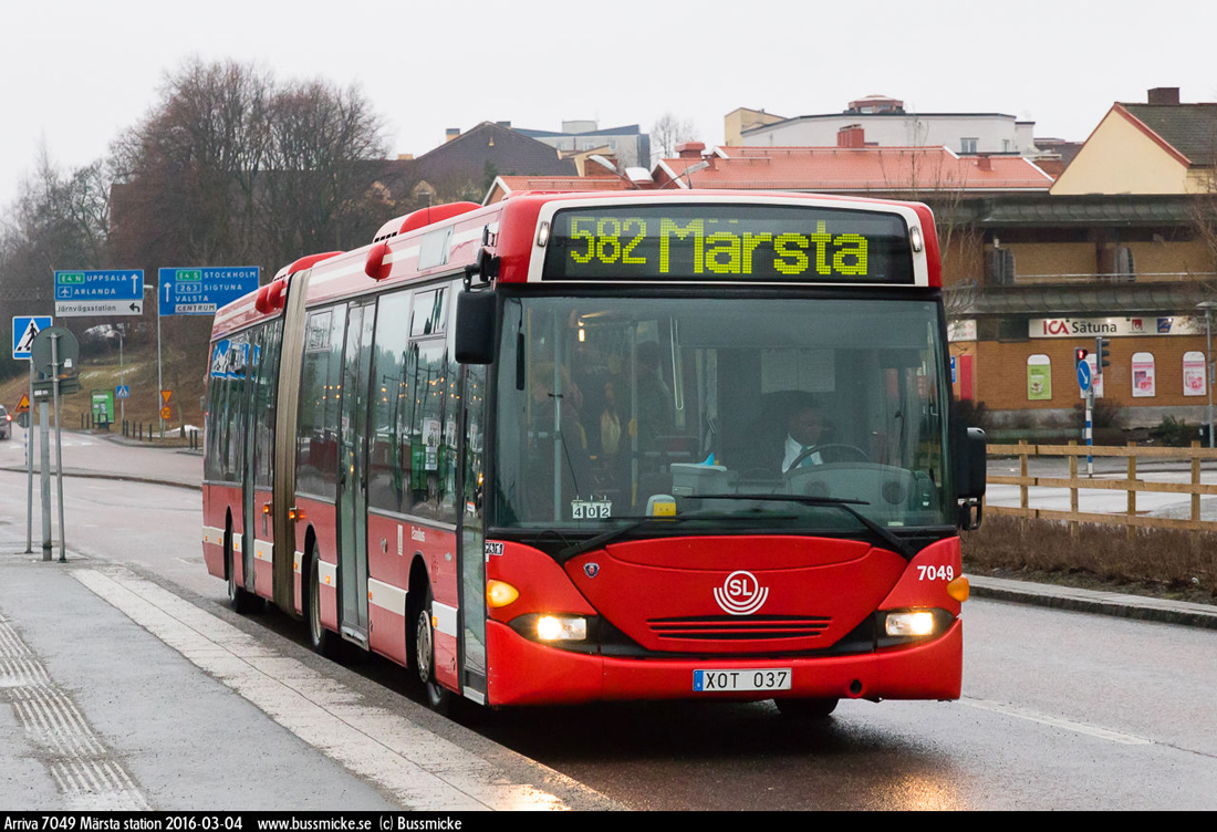 Stockholm, Scania OmniLink CL94UA 6x2/2LB # 7049