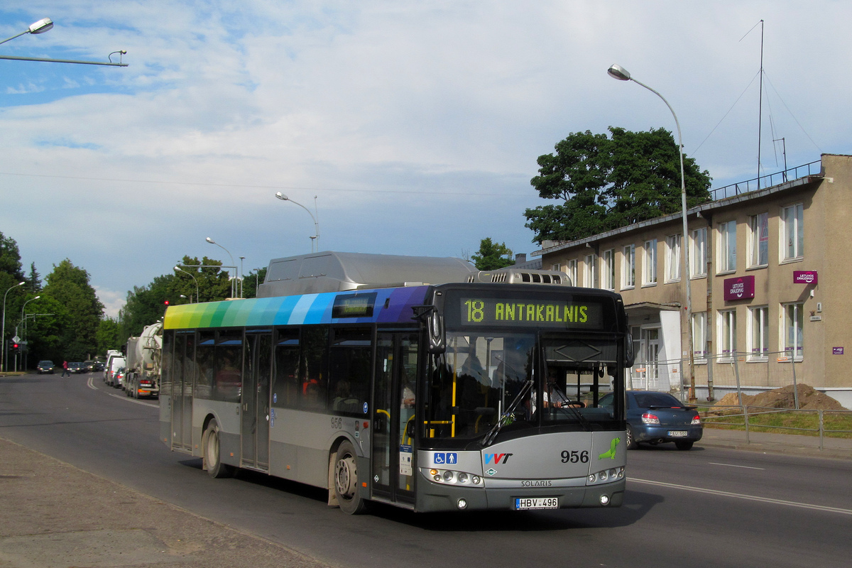 Vilnius, Solaris Urbino III 12 CNG č. 956