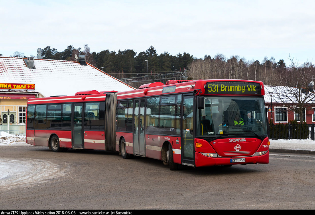Стокгольм, Scania OmniLink CK270UA 6x2/2LB № 7179