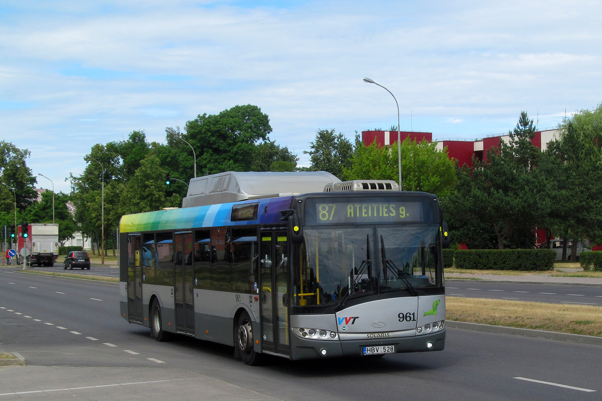 Vilnius, Solaris Urbino III 12 CNG No. 961