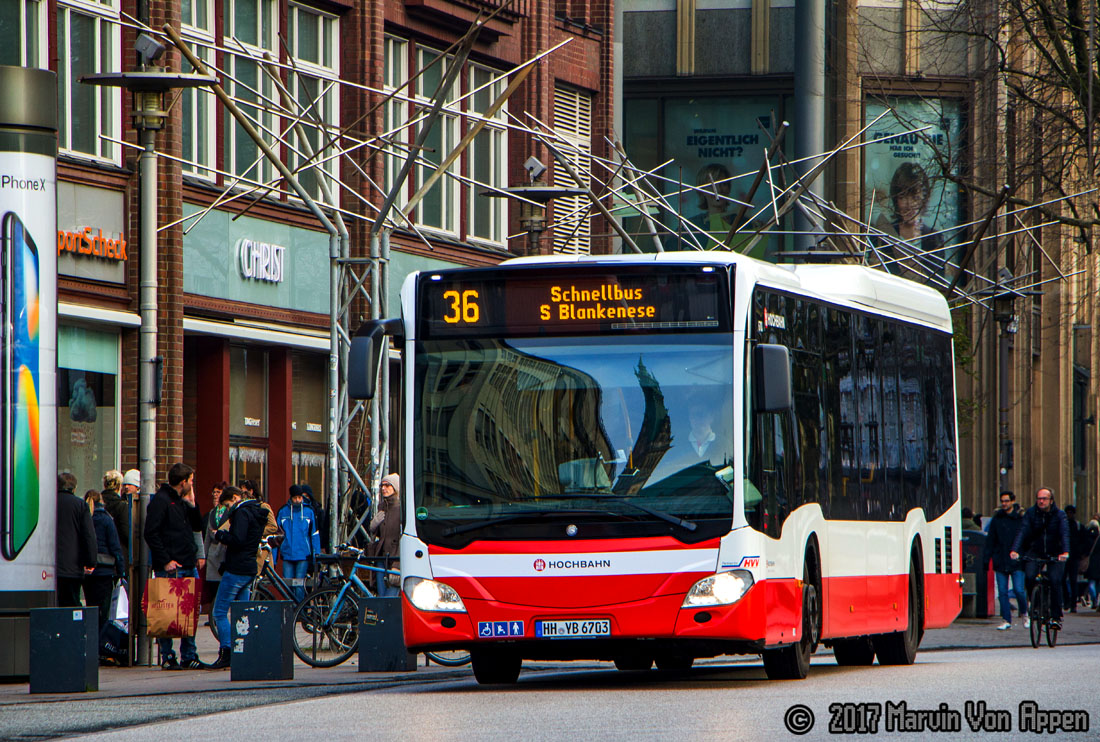 Hamburg, Mercedes-Benz Citaro C2 LE № 6703