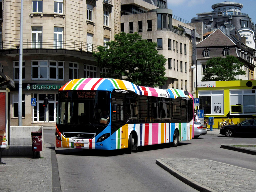 Luxembourg-ville, Volvo 7900 Hybrid # 294