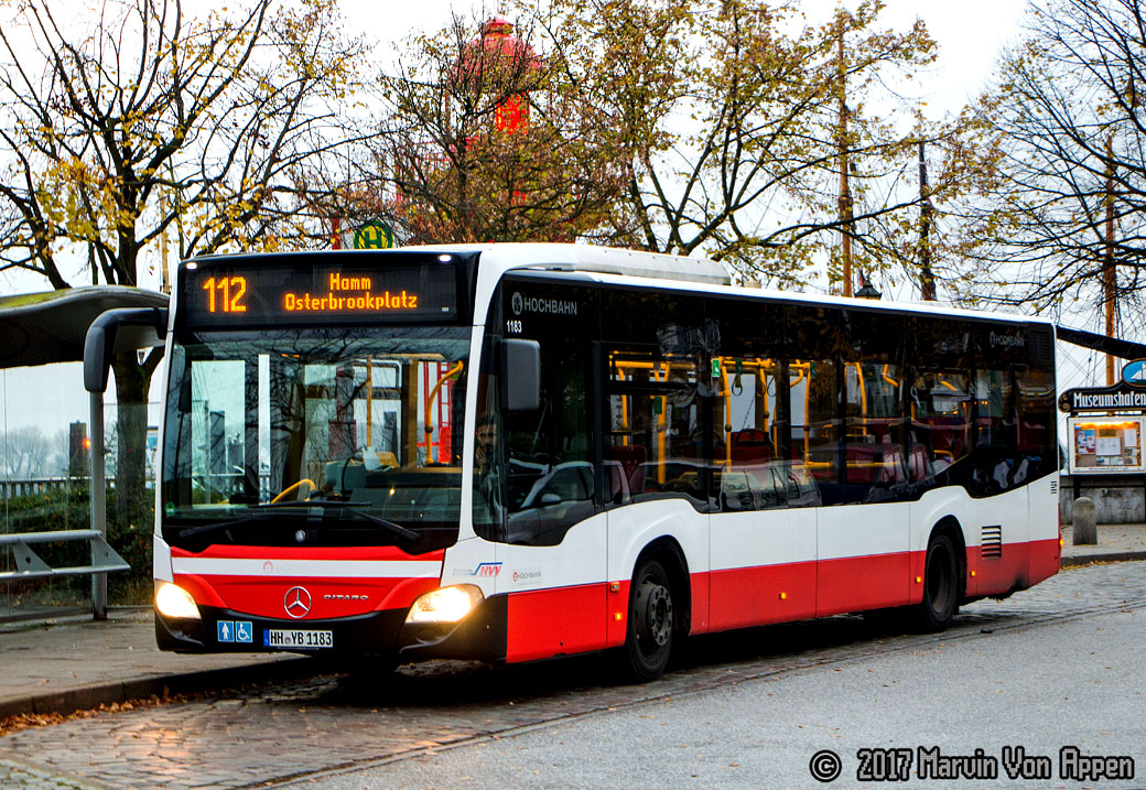 Hamburg, Mercedes-Benz Citaro C2 č. 1183